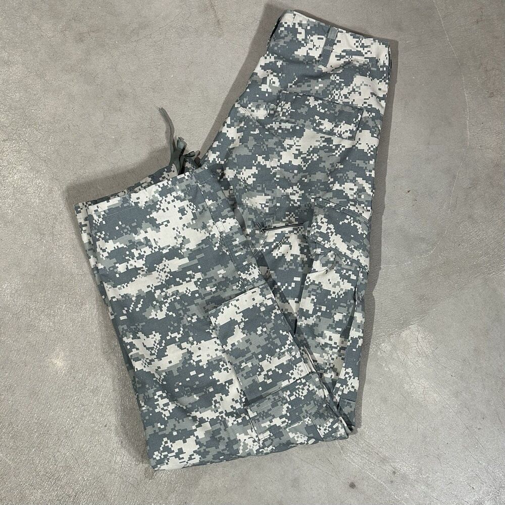 Tru Spec Unisex Small Regular Digital Camo Pants Green Beige Desert Button Fly
